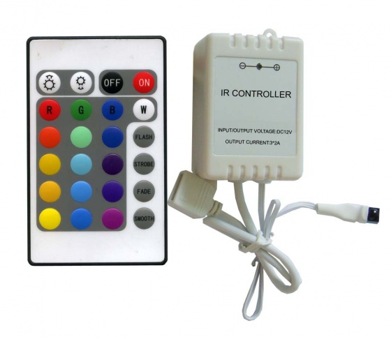 RGB-контроллер (трехканальный) 24 кнопки.